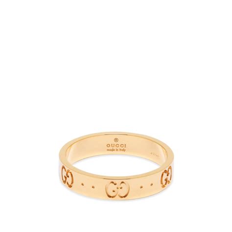 gucci icon thin ring|gucci watch multi colored ring.